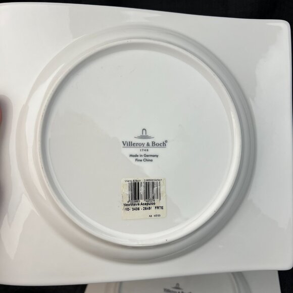 Villeroy & Boch New Wave Acapulco Salad Plates NWT NewWave - Picture 5 of 5